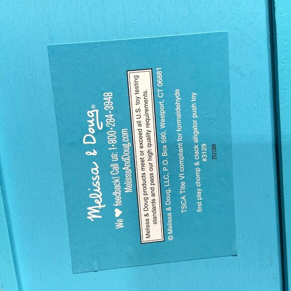 Melissa & Doug Alligator Wooden Push Toy - Picture 7 of 7